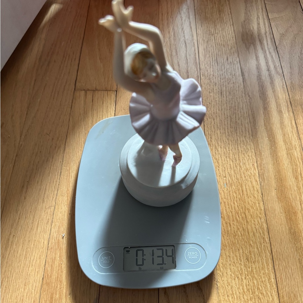 Musical ballerina ceramic figurine works, pretty - Picture 12 of 12